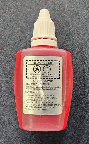 Manometer Gauge fluid - Gauge Oil